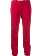 Nili Lotan Cropped Military Trousers - Red