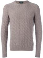 Zanone Fine Knit Jumper - Nude & Neutrals