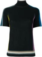 Missoni Short Sleeve Jumper, Women's, Size: 40, Black, Wool