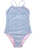 Vilebrequin Kids Turtle Print Swimsuit, Girl's, Size: 6 Yrs, Pink/purple