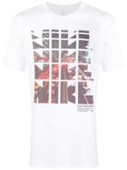 Nike Repeated Logo Cityscape Print T-shirt - White