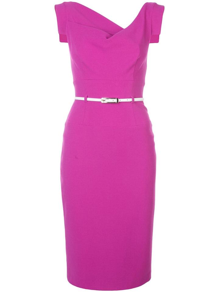 Black Halo Classic Jackie O Dress - Purple