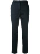 Kiltie - Cropped Trousers - Women - Cotton/spandex/elastane - 46, Blue, Cotton/spandex/elastane