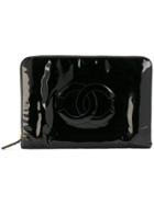 Chanel Vintage Logo Clutch Bag - Black