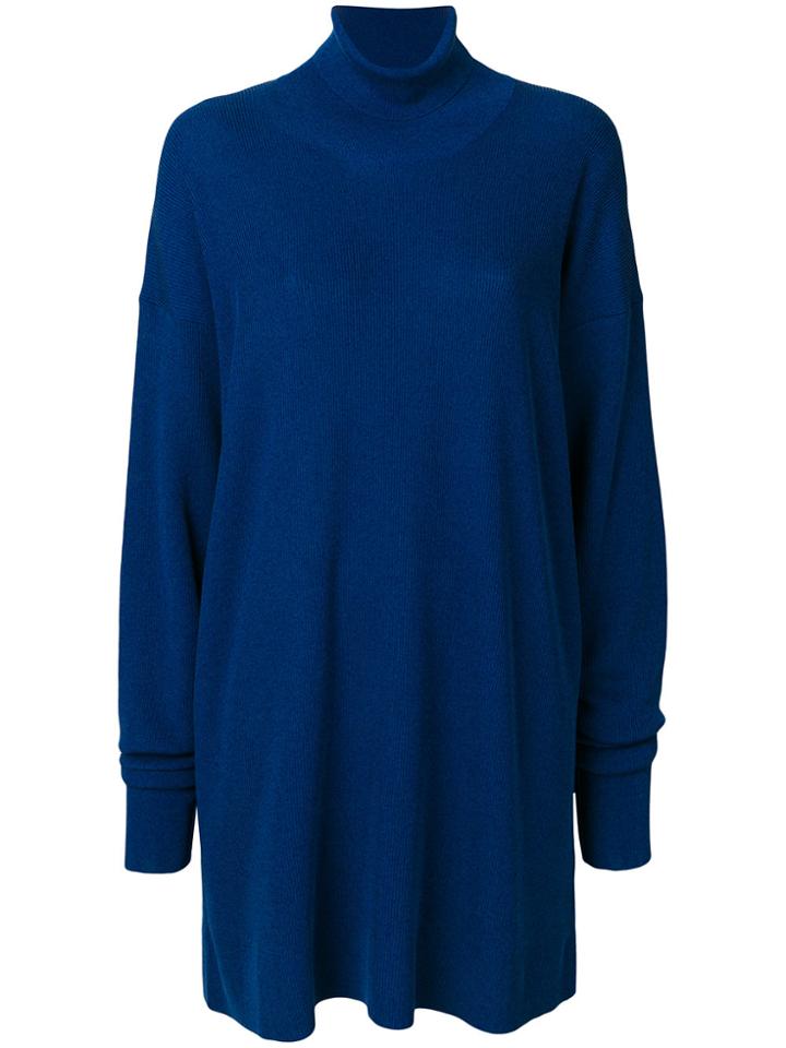 Maison Margiela Mid-length Turtleneck Sweater - Blue
