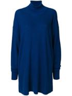 Maison Margiela Mid-length Turtleneck Sweater - Blue