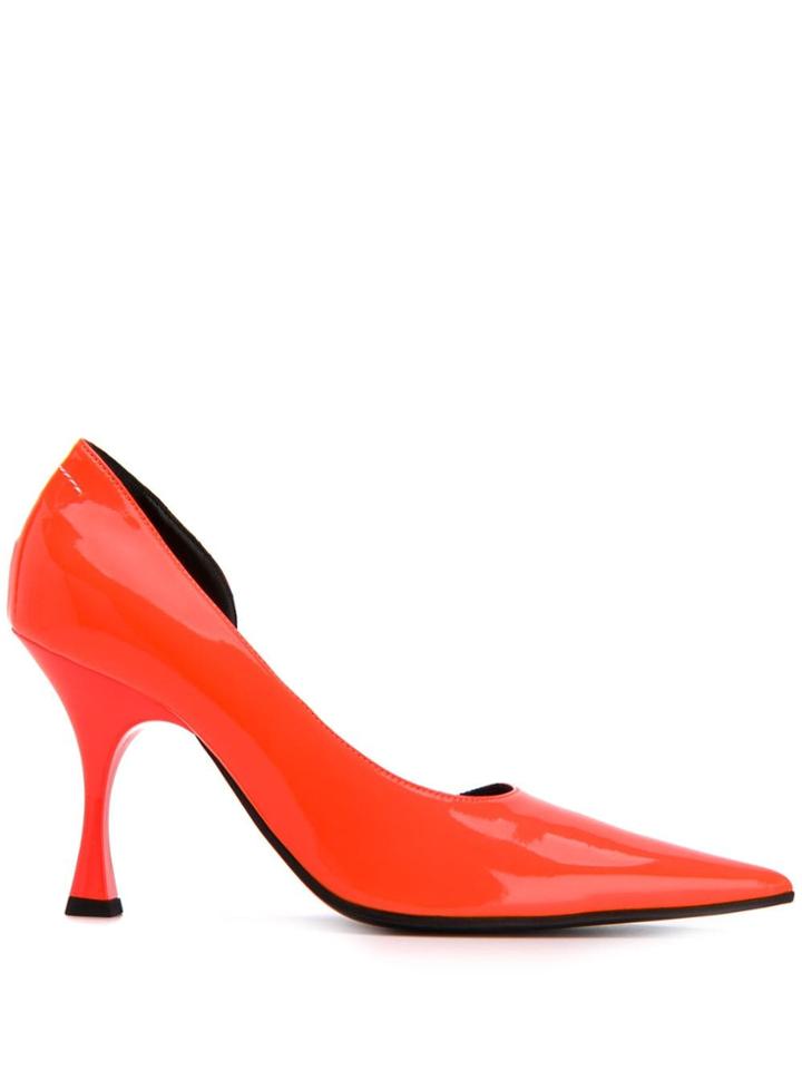 Mm6 Maison Margiela Cut-away Pumps - Orange