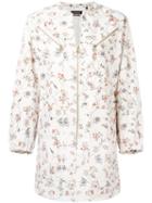 Isabel Marant Telka Floral Shirt Dress, Women's, Size: 40, White, Cotton