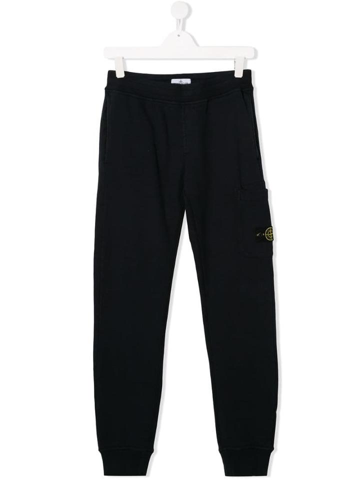 Stone Island Junior Teen Track Trousers - Blue