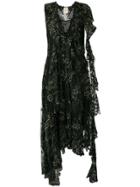 Erika Cavallini Floral-lace Dress - Black