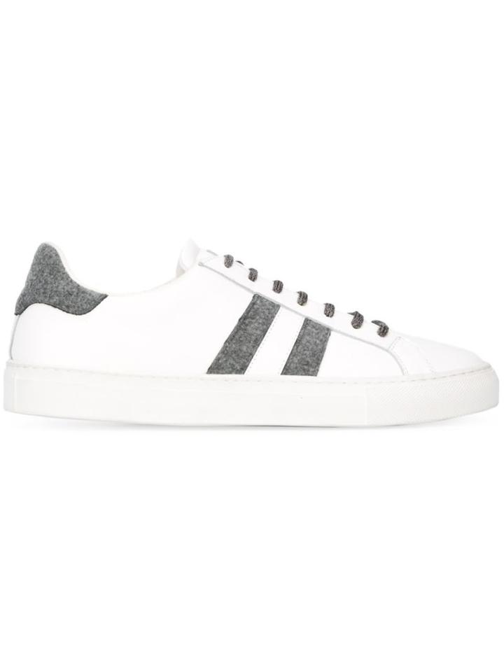 Eleventy Striped Sneakers