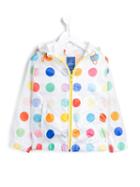 Fay Kids Polka Dot Rain Jacket, Girl's, Size: 12 Yrs