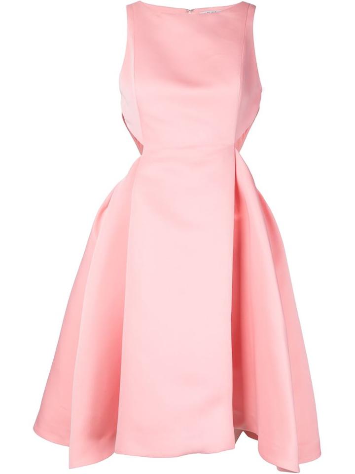 Halston Heritage Cut-out Flared Dress