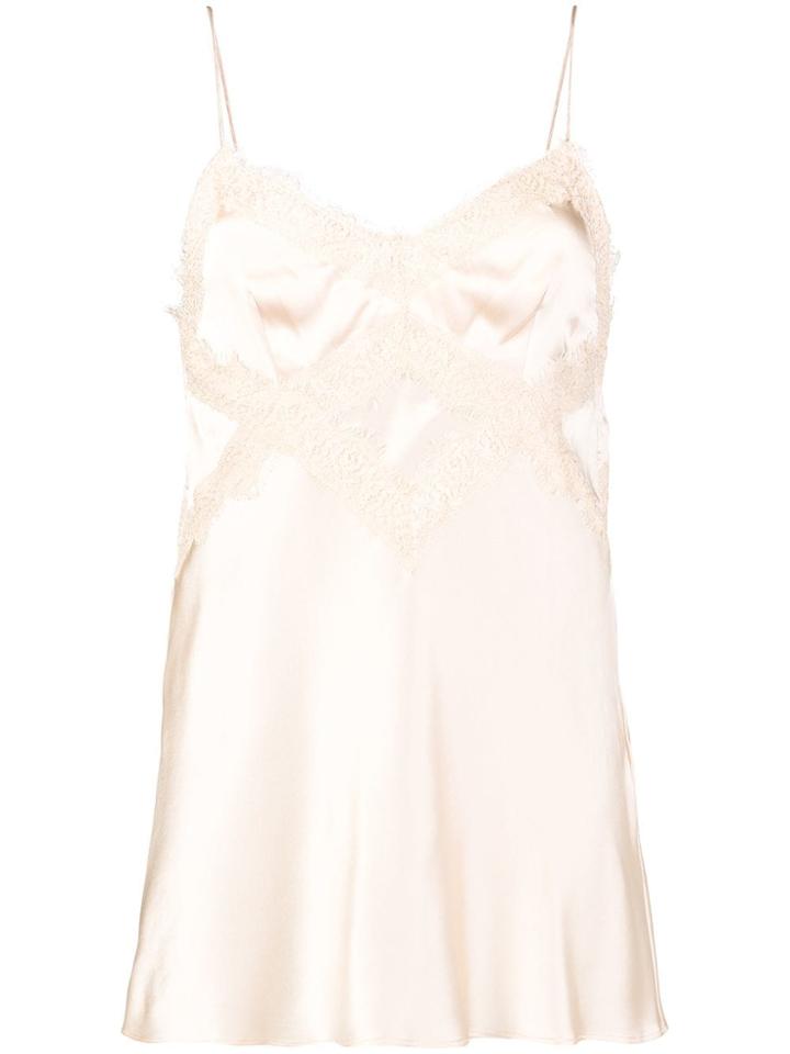 Dorothee Schumacher Longline Lace Cami - Nude & Neutrals