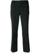 Pt01 Cropped Tailored Trousers - Black