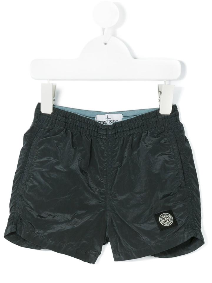 Stone Island Junior - B0213 Swim Shorts - Kids - Nylon/polyamide - 8 Yrs, Boy's, Grey