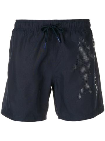 Paul & Shark Shark Logo Shorts - Blue