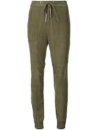 Thomas Wylde Aster Track Pants, Women's, Size: M, Green, Rayon/bemberg