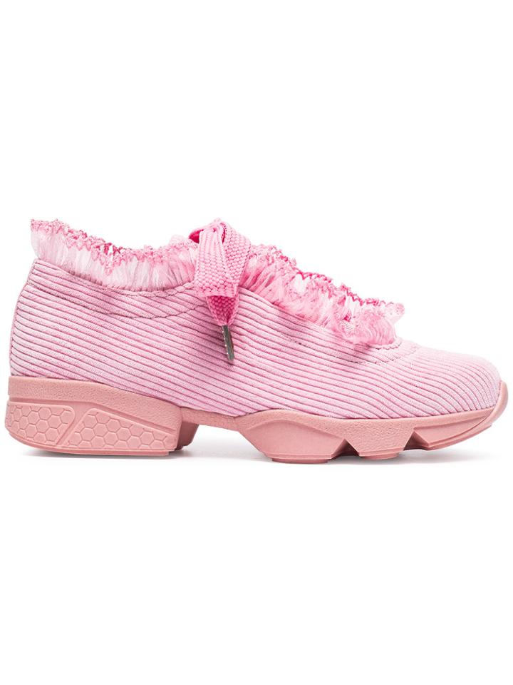 Ganni Pink Dee Trainers - Pink & Purple