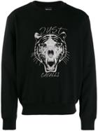 Just Cavalli Tiger Sweatshirt - Black