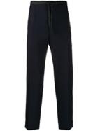 Jil Sander Drawstring Slim-fit Trousers - Blue