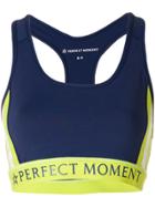 Perfect Moment Logo Fitness Top - Blue