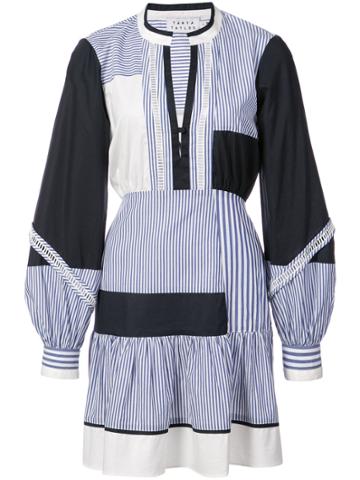 Tanya Taylor Yaya Striped Dress - Blue