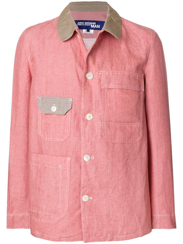 Junya Watanabe Comme Des Garçons Man Shirt Jacket - Pink & Purple