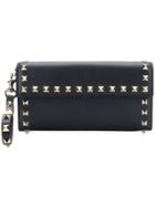 Valentino Stuuded Style Purse - Black