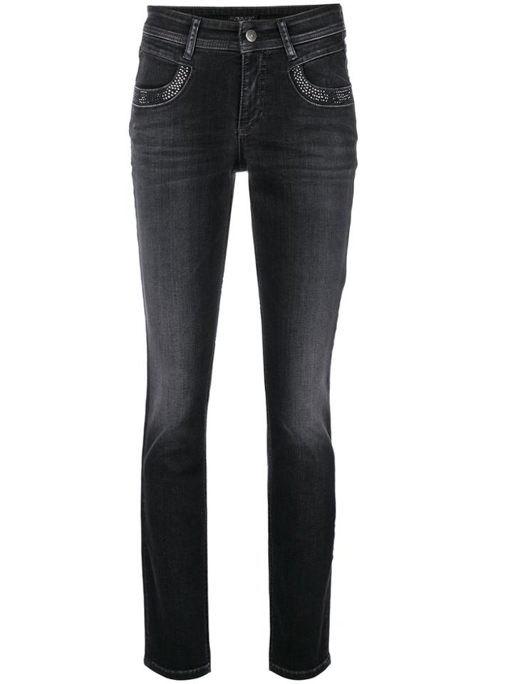 Cambio Parlina Swarowski Crystal-embellished Jeans - Black