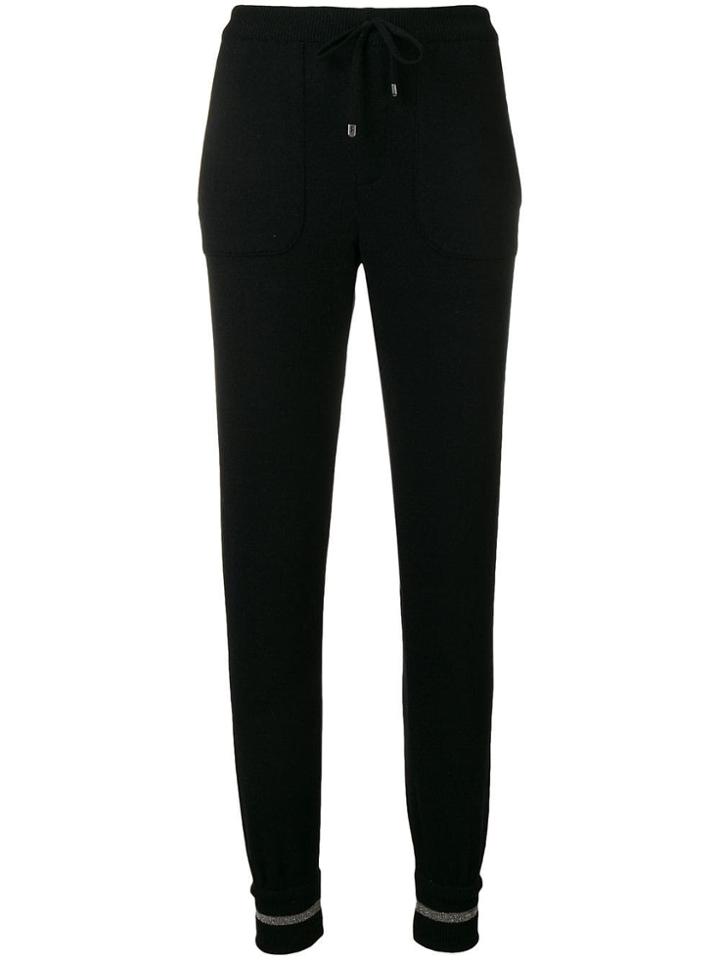 Lorena Antoniazzi Slim-fit Track Pants - Black