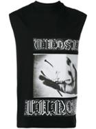 Mcq Alexander Mcqueen Printed Tank Top, Men's, Size: Small, Black, Cotton
