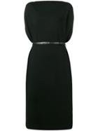 Mm6 Maison Margiela Belted Dress - Black