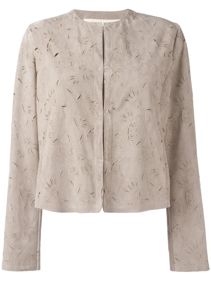 Drome Zipped Jacket - Nude & Neutrals