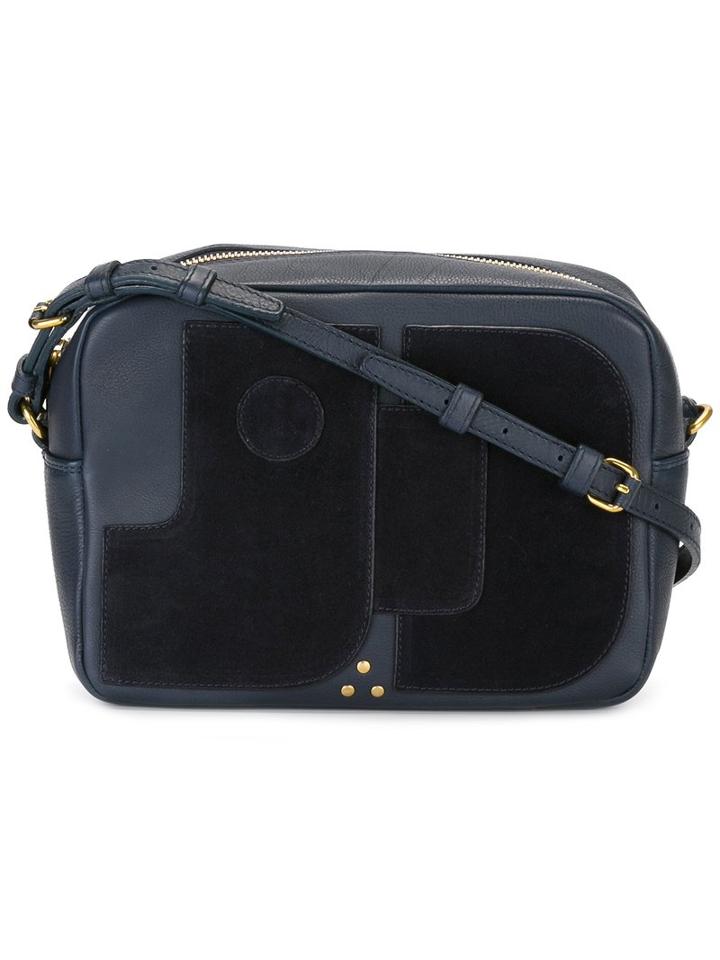 Jérôme Dreyfuss Dominique Crossbody Bag, Women's, Blue, Leather