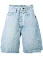 Ex Infinitas - Loose Denim Shorts - Men - Cotton - 32, Blue, Cotton