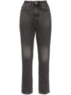 Ksubi High-waisted Cropped Jeans - Black
