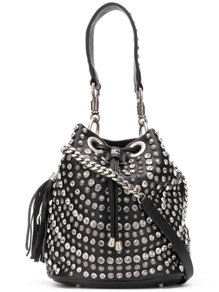 La Carrie Mirror Bucked Bag - Black