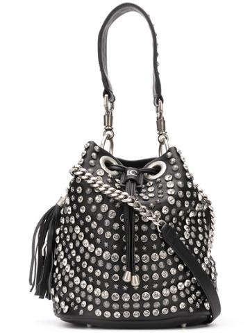 La Carrie Mirror Bucked Bag - Black