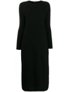 Antonelli Knitted Mid-length Dress - Black