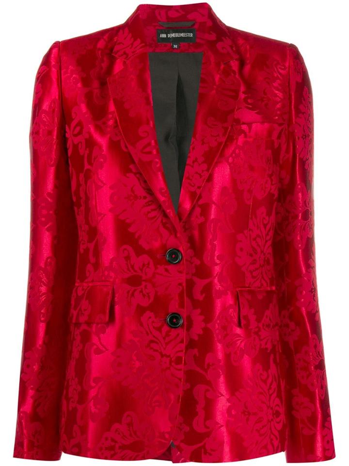 Ann Demeulemeester Daphne Red Jacket