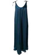 Mitos Boho Maxi Dress - Blue