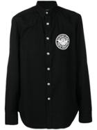 Balmain Embroidered Logo Shirt - Black