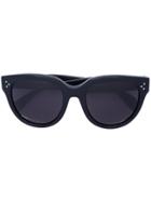 Céline Eyewear Chunky Frame Sunglasses - Black