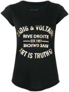 Zadig & Voltaire Skinny Blason T-shirt - Black