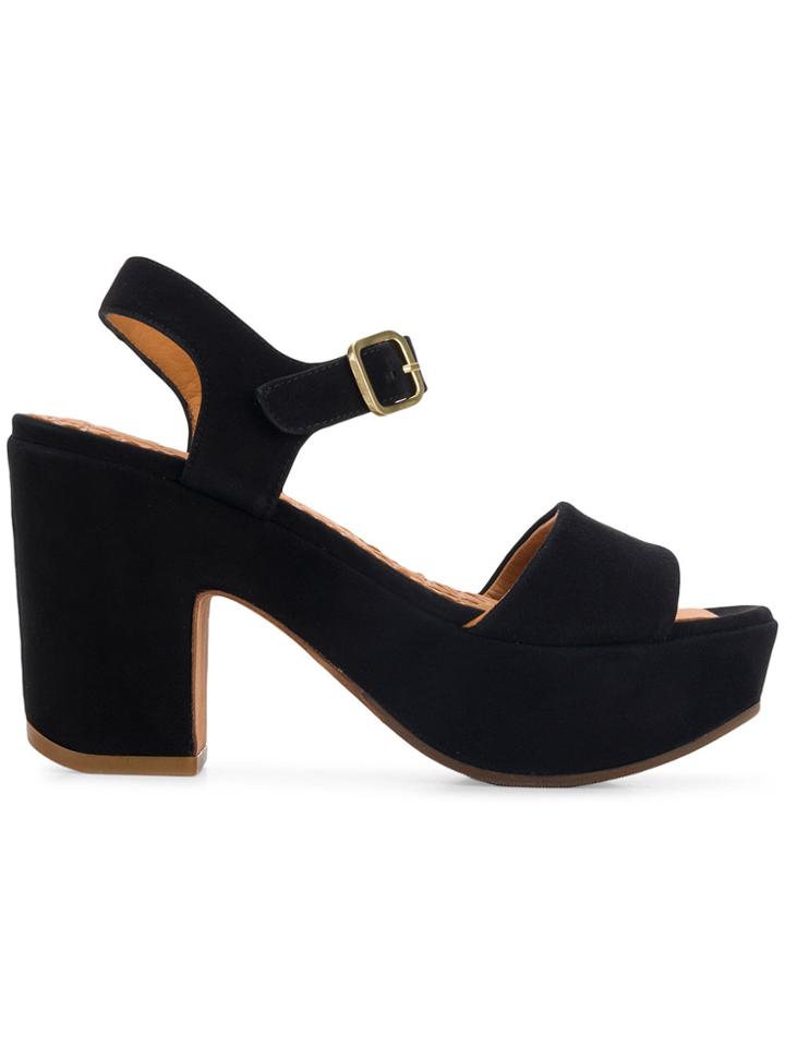 Chie Mihara Fugile Chunky Sandals - Black