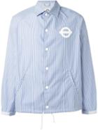 Roundel London Striped Jacket, Men's, Size: L, Blue, Cotton/polyester