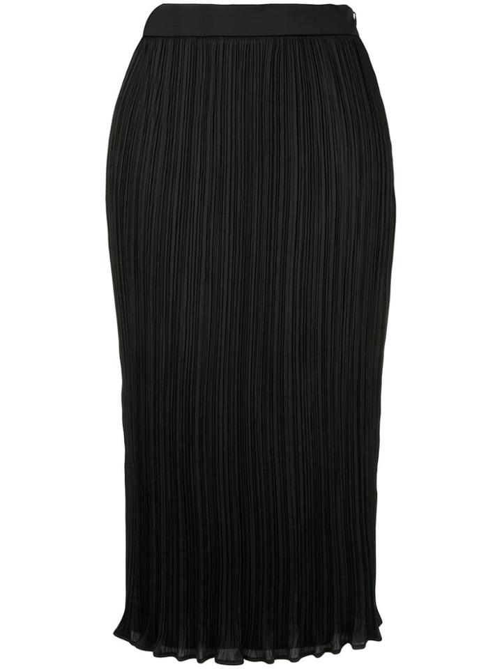 Max Mara Fitted Midi Skirt - Black