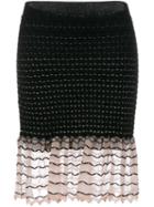 Alexander Mcqueen Ruffled Knit Skirt
