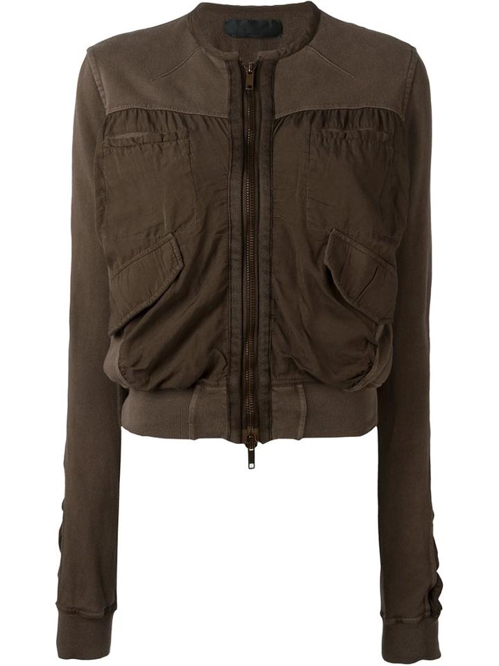 Haider Ackermann Cropped Bomber Jacket